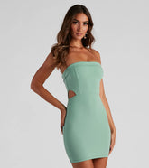 Classy Babe Crepe Mini Dress